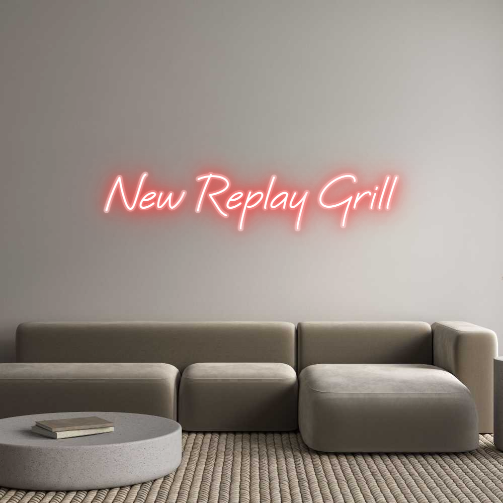 Néon personnalisable New Replay Gr...