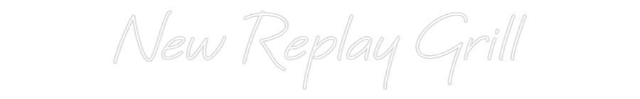 Néon personnalisable New Replay Gr...