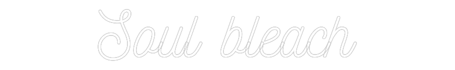 Néon personnalisable Soul bleach