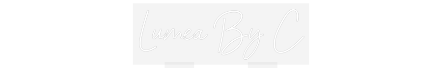 Néon personnalisable Lumea By C