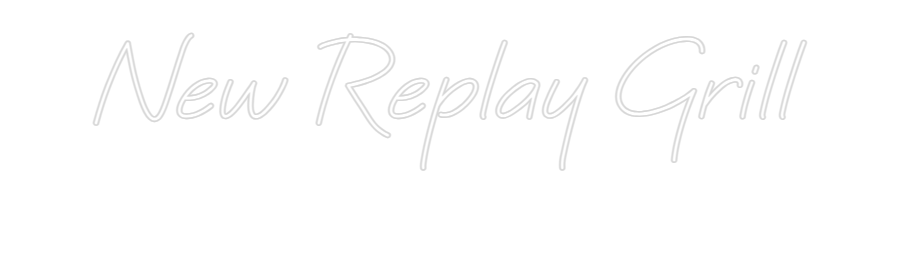 Néon personnalisable New Replay Gr...