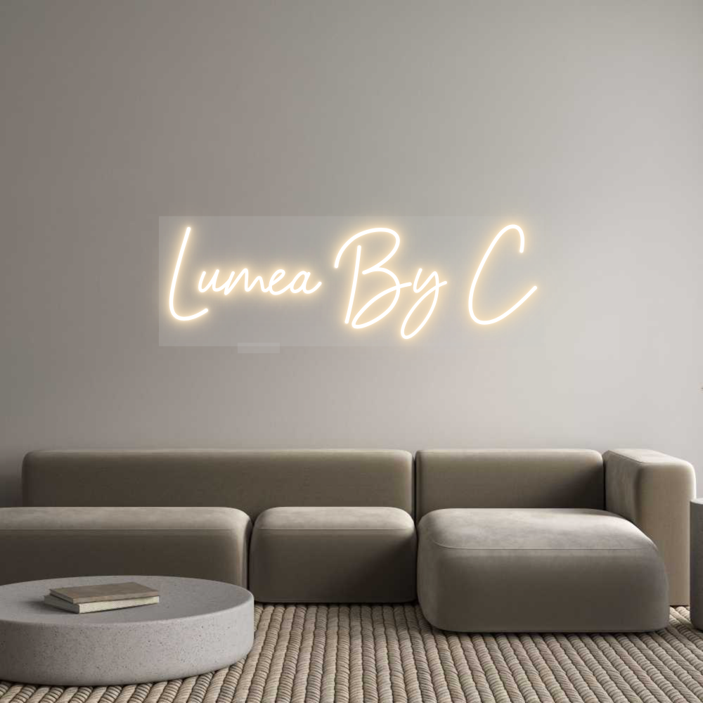 Néon personnalisable Lumea By C