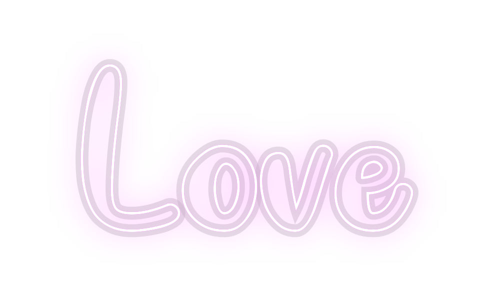 Néon personnalisable Love