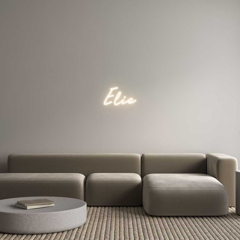 Néon personnalisable Elie