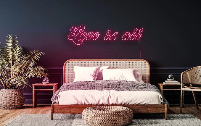LOVE IS ALL NEON LED DECO