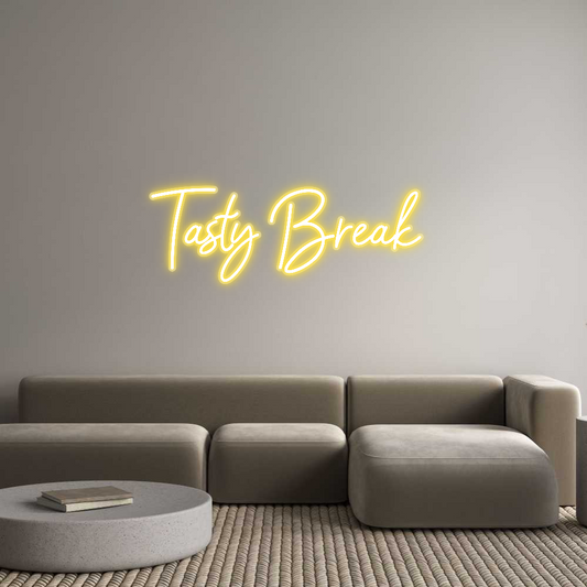 Néon personnalisable Tasty Break