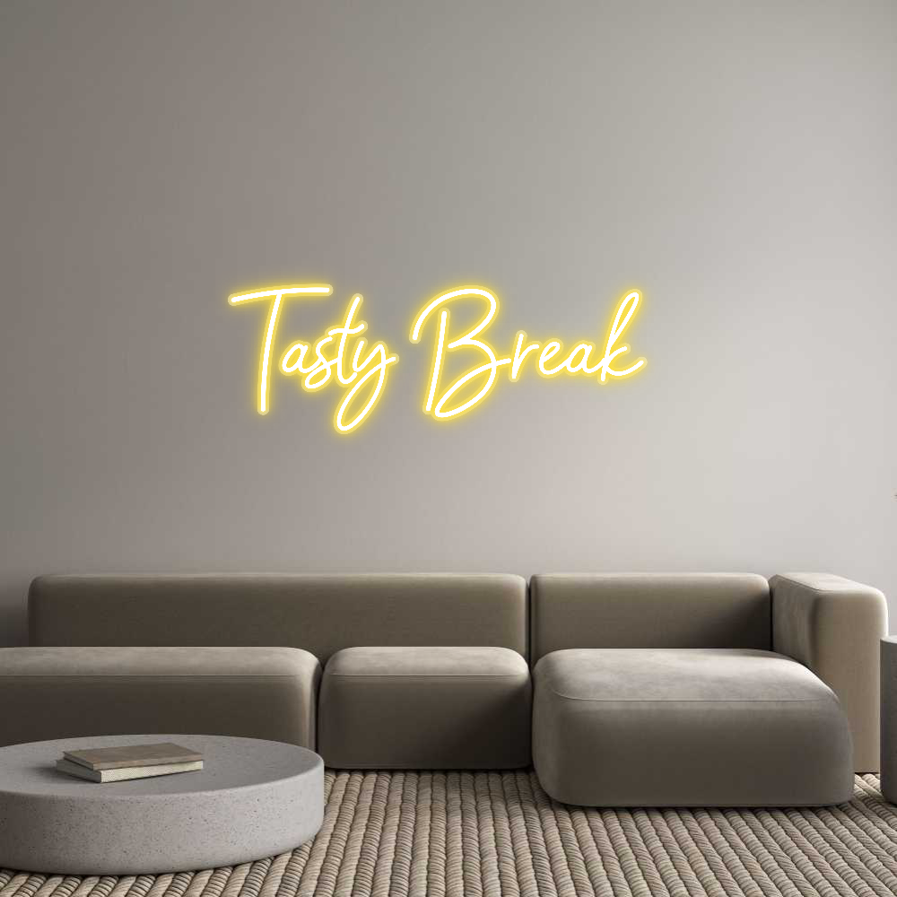 Néon personnalisable Tasty Break