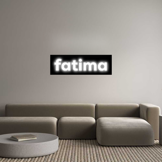LED SIGNBOX - ENSEIGNE fatima