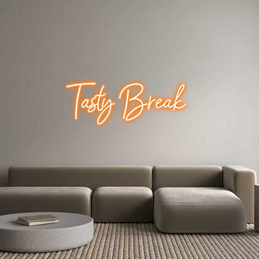Néon personnalisable Tasty Break