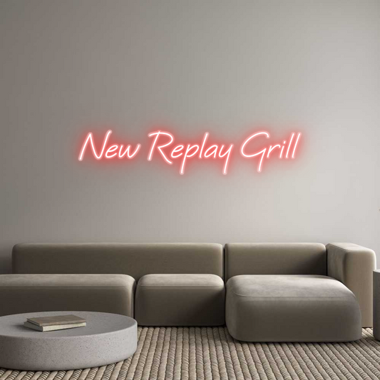Néon personnalisable New Replay Gr...