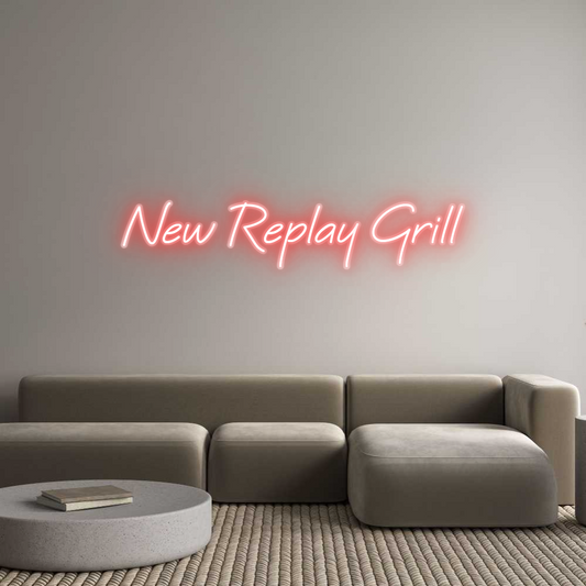 Néon personnalisable New Replay Gr...