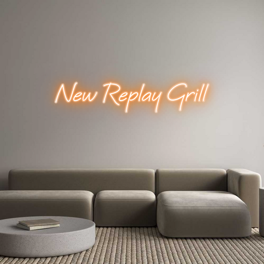 Néon personnalisable New Replay Gr...