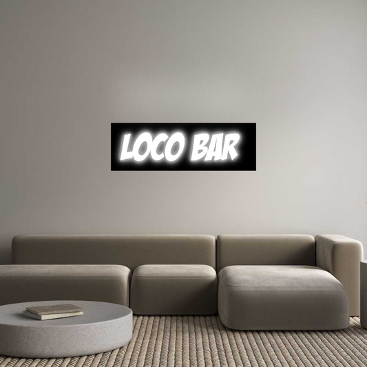 LED SIGNBOX - ENSEIGNE loco bar
