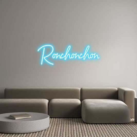 Néon personnalisable Ronchonchon