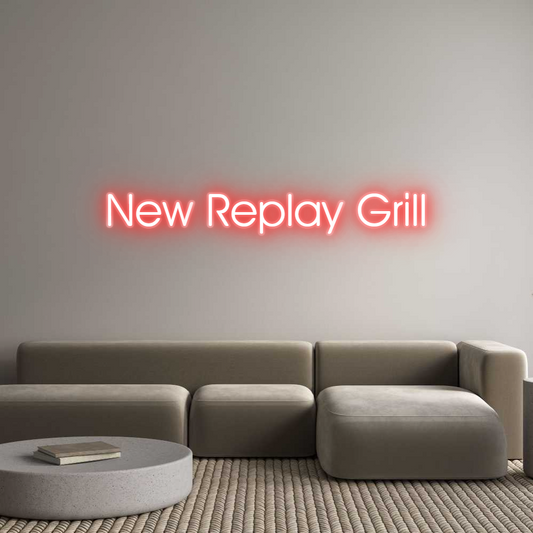 Néon personnalisable New Replay Gr...