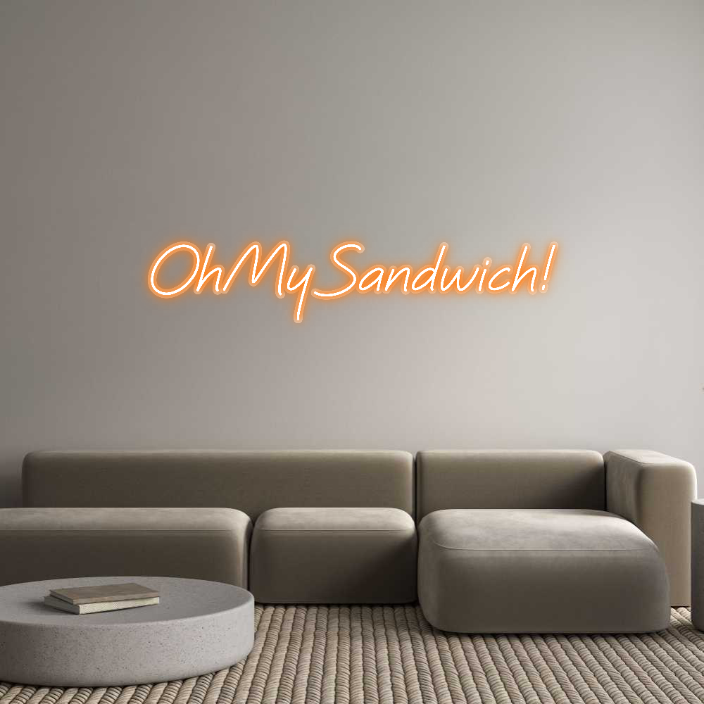 Néon personnalisable OhMySandwich!