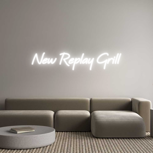 Néon personnalisable New Replay Gr...