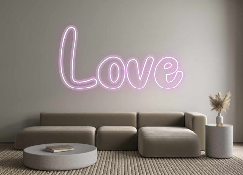Néon personnalisable Love