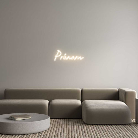 Néon personnalisable Prénom