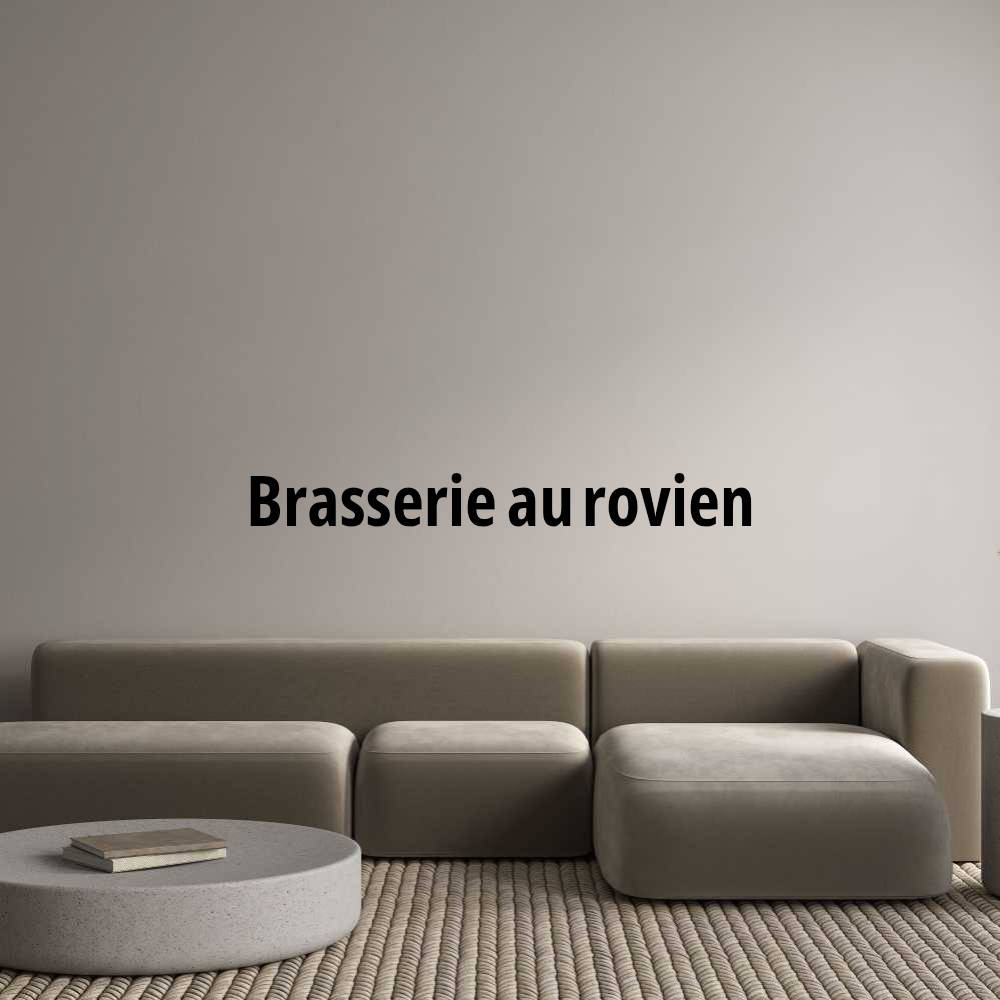 Custom Sign: Brasserie au ...
