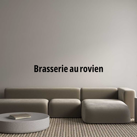 Custom Sign: Brasserie au ...